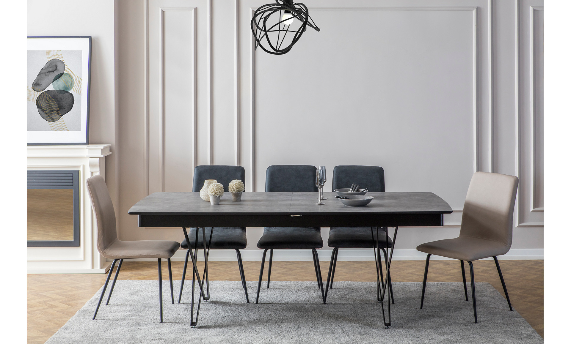 שולחן דגם CAMILA שולחן V דגם CAMILA – תמונה 1